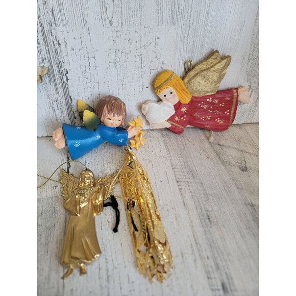 Angelic variety vintage ornament Xmas religious set - Picture 5 of 7